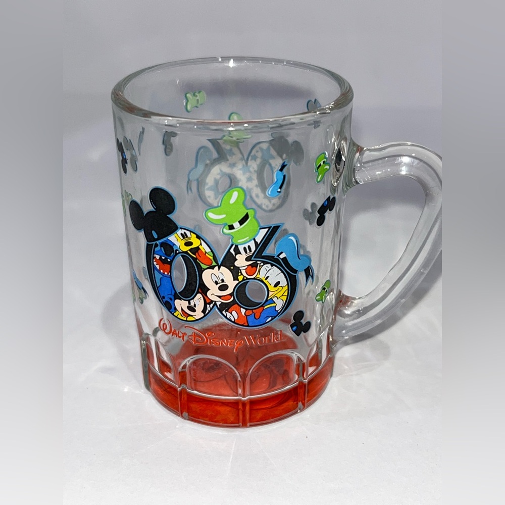 Walt Disney World 2006 Glass Shot Mini Mug Multi Color